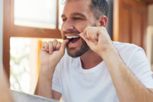 does flossing help prevent teeth stains
